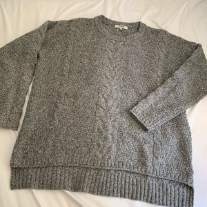 Madewell Cashmere Wool Cable Knit Sweater